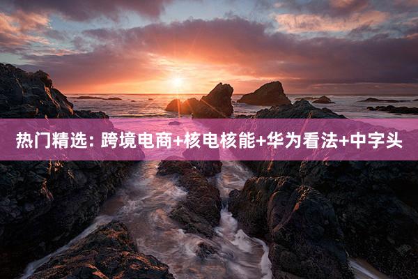 热门精选: 跨境电商+核电核能+华为看法+中字头