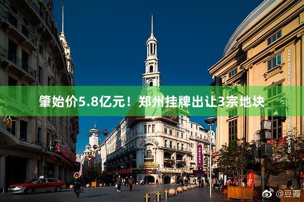肇始价5.8亿元！郑州挂牌出让3宗地块