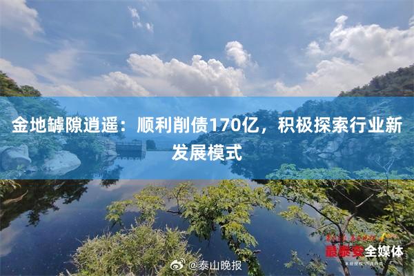 金地罅隙逍遥：顺利削债170亿，积极探索行业新发展模式